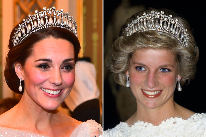 Kate Middleton and Princess Diana