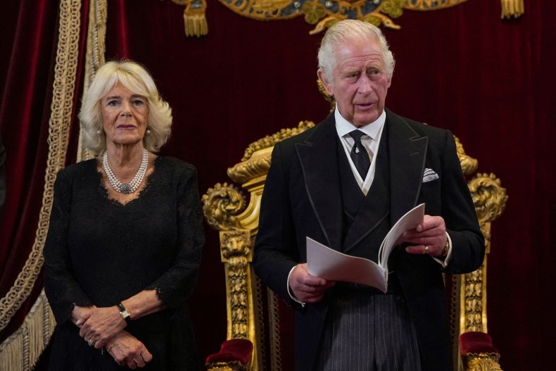 King Charles III at the Accession Council