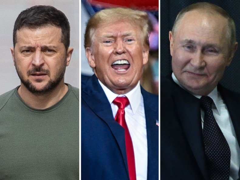  Zelensky, Trump and Putin 