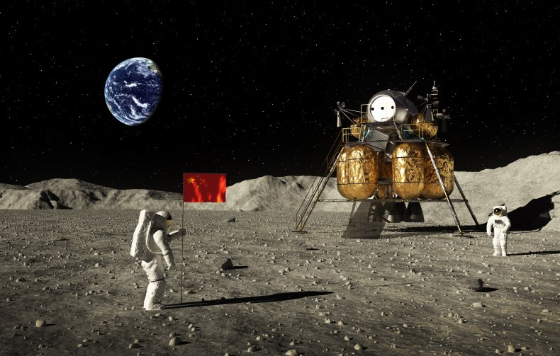 China on moon