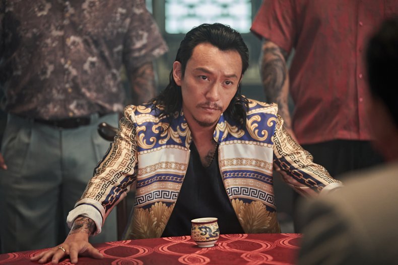 A still from "Narco-Saints" on Netflix.