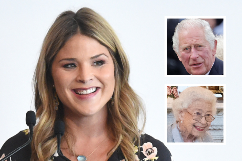 Jenna Bush Hagar and King Charles III