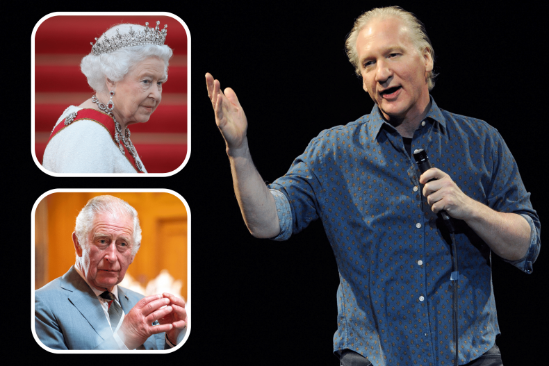 Bill Maher, Queen Elizabeth, King Charles