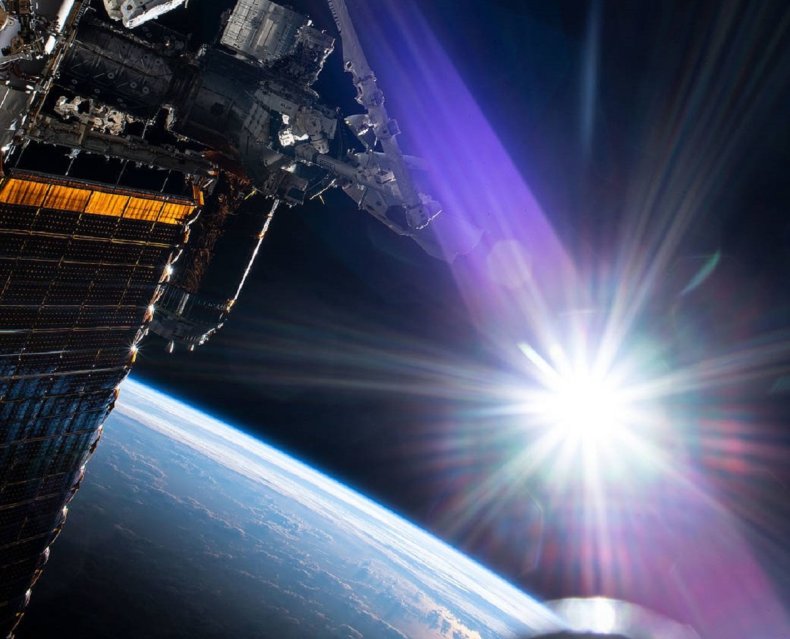 The sun from space