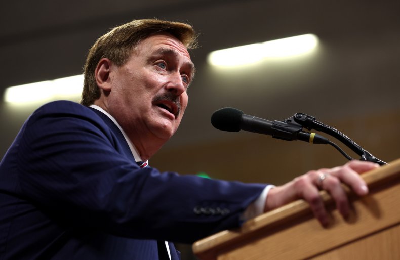MyPillow CEO Mike Lindell at Rally