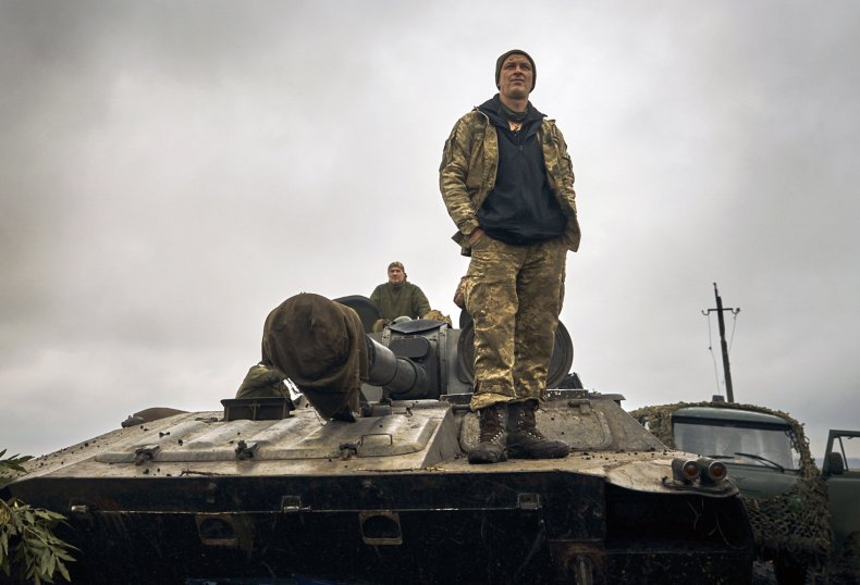 Ukrainian soldier