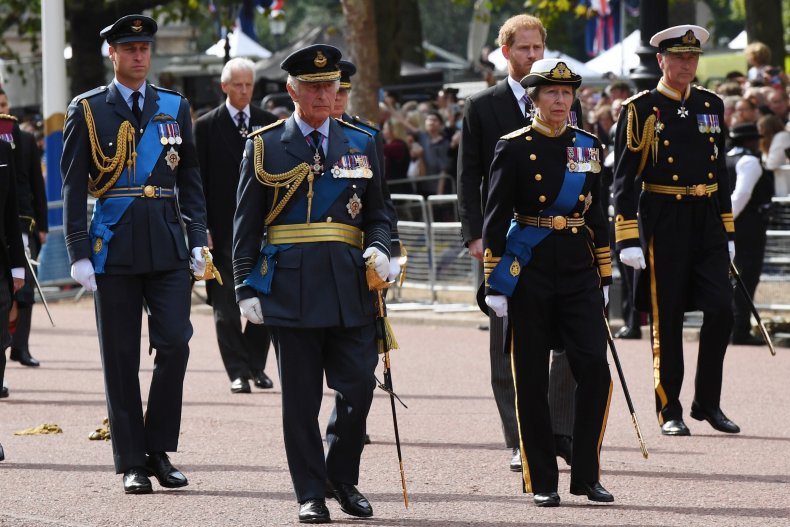 Queen Elizabeth II procession