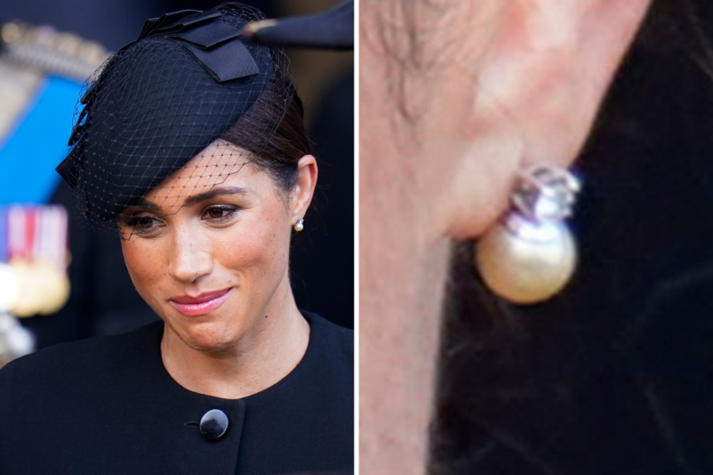 Meghan and Kate Pay Tribute at Queen's Vigil With Sentimental Jewels