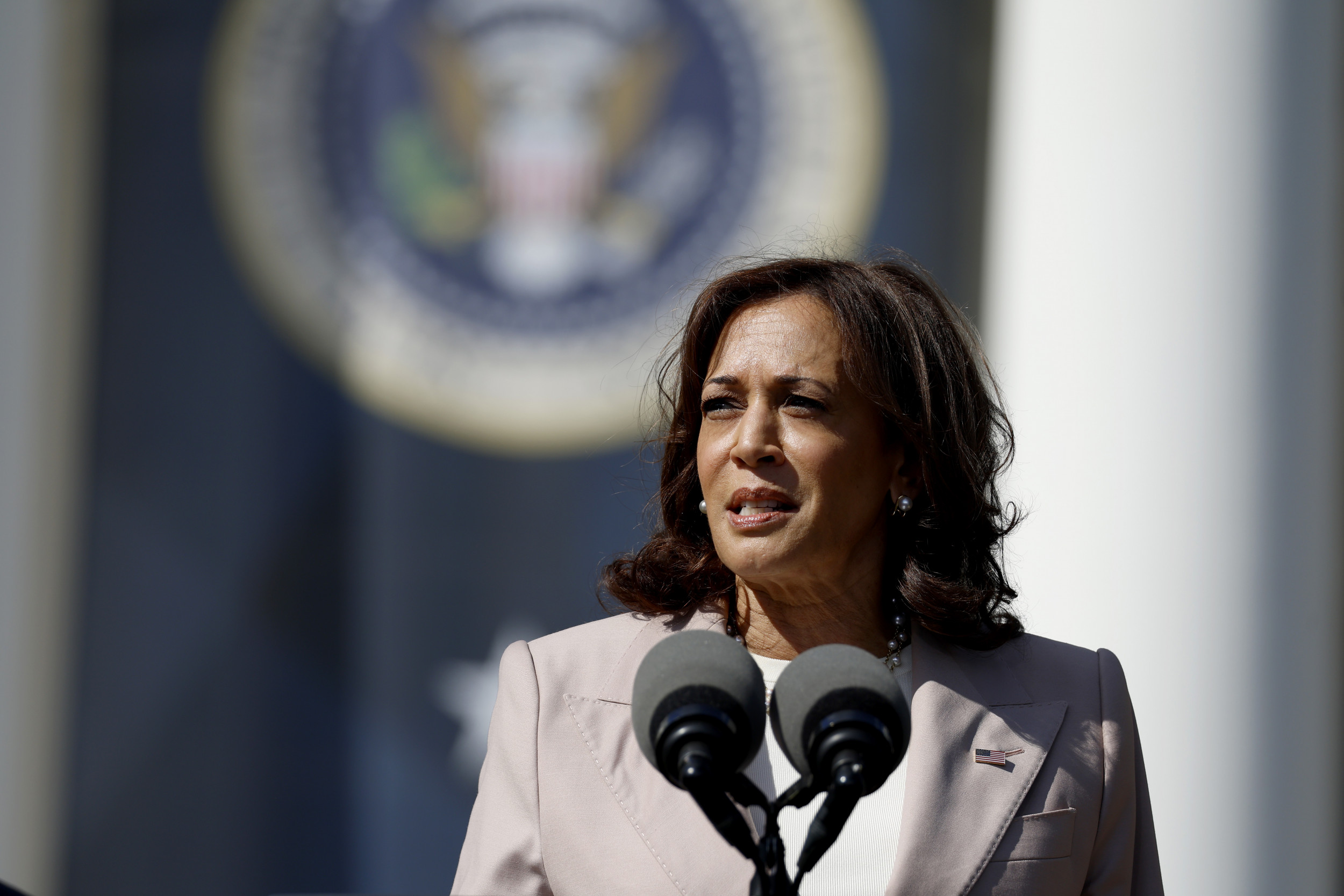 Buses Of Migrants Appear Outside Kamala Harris' House Sent By Greg ...