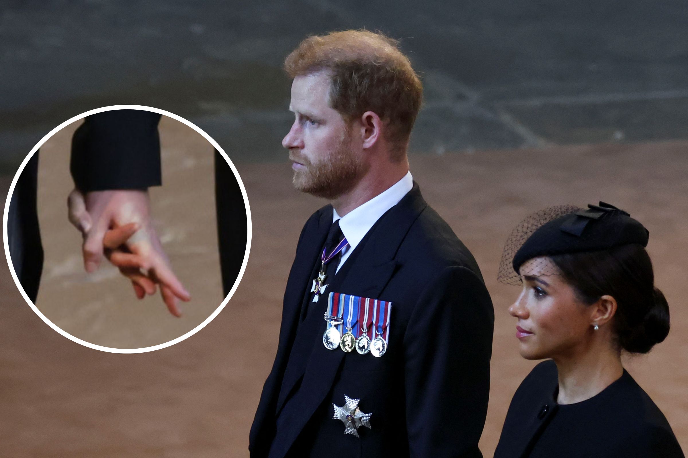 Meghan And Prince Harry Holding Hands At Queen's Vigil Divides Opinion