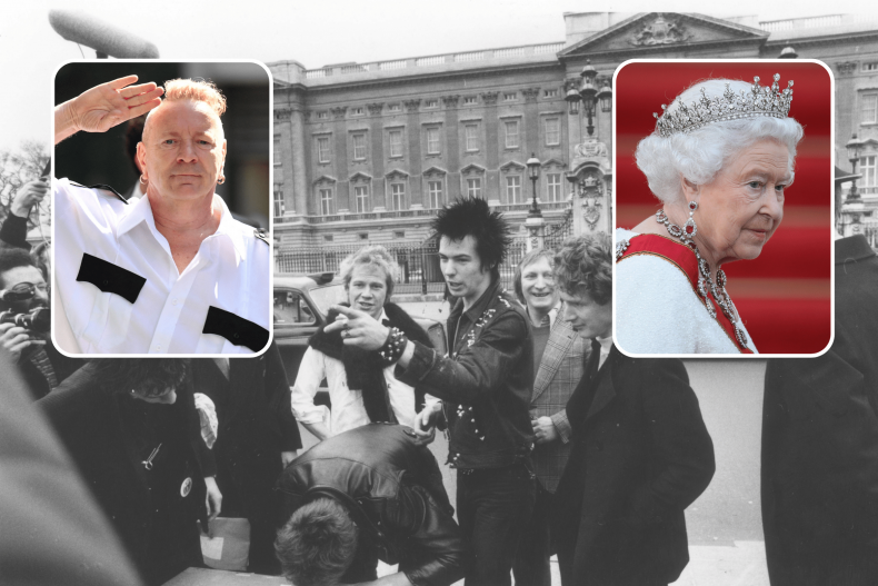 Sex Pistols at Buckingham Palace