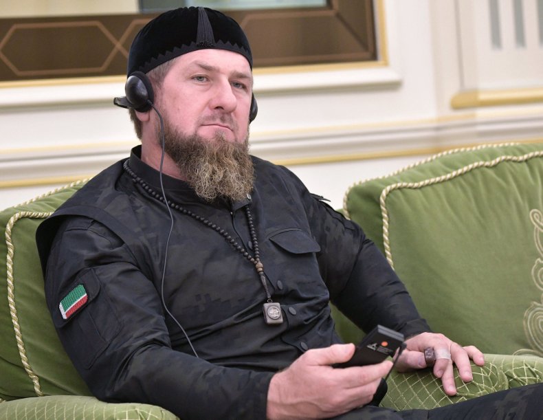Ramzan Kadyrov attends a signing ceremony 