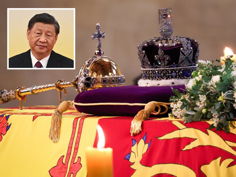 President Xi Jinping  and Queen of England