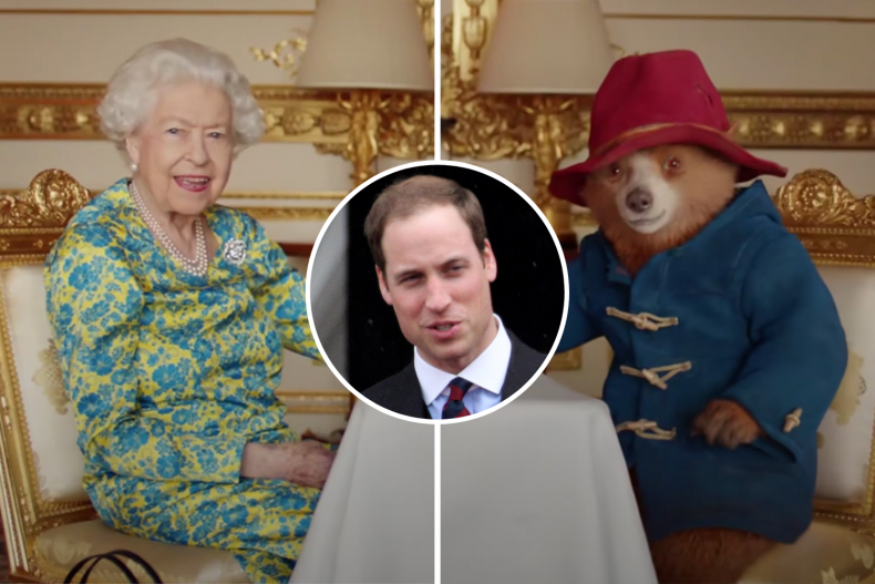 Queen Elizabeth II and Paddington Bear
