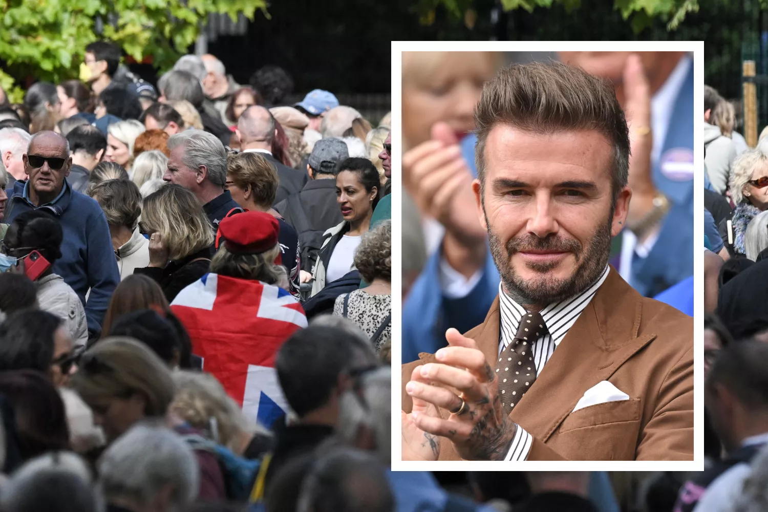 David Beckham Lines Up for Queen's Coffin From 2 A.M.: 'Special to Be Here' - Vimarsana News