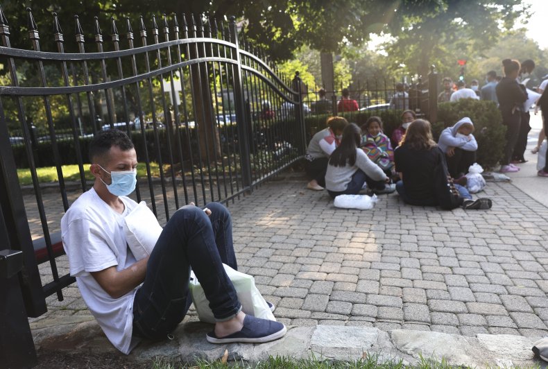 Migrants at Harris Residence
