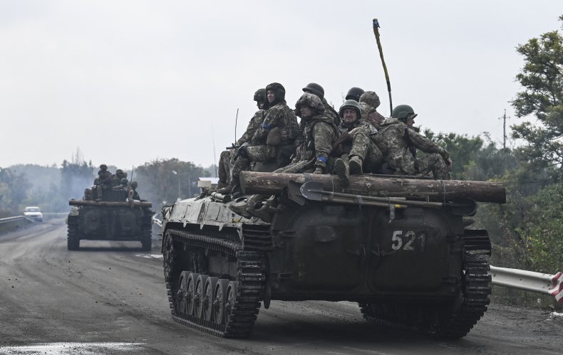 Ukrainian soldiers