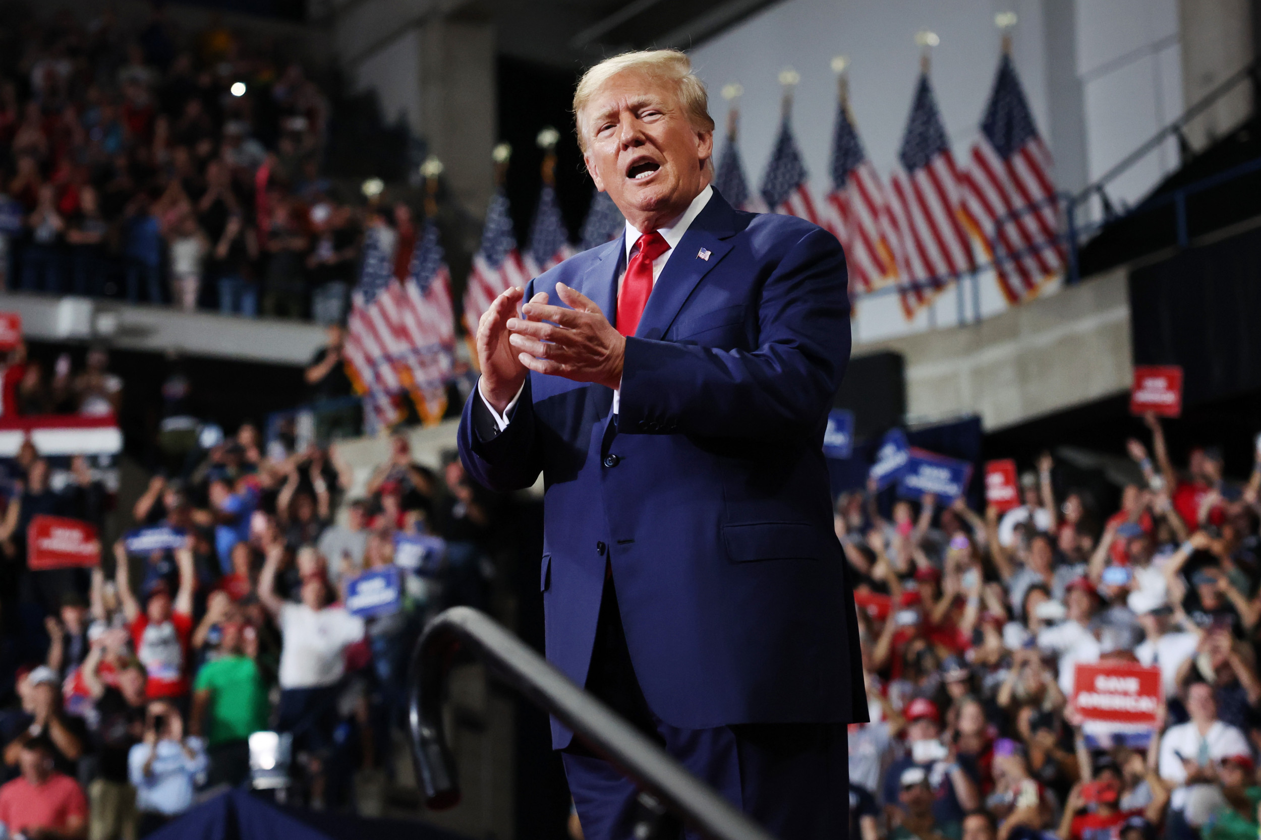 Trump Arrives for Ohio Rally Fresh Off Legal Win Newsweek