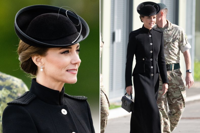 Kate Middleton visits Commonwealth troops