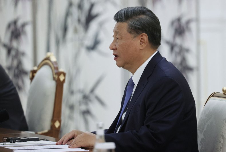 China's President Xi Jinping attends a meeting