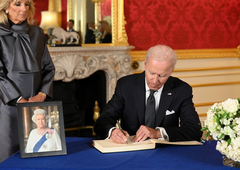 Biden Says World 'Better' Due to Queen