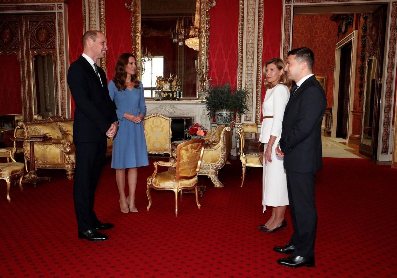 Zelenskys in London with William and Kate