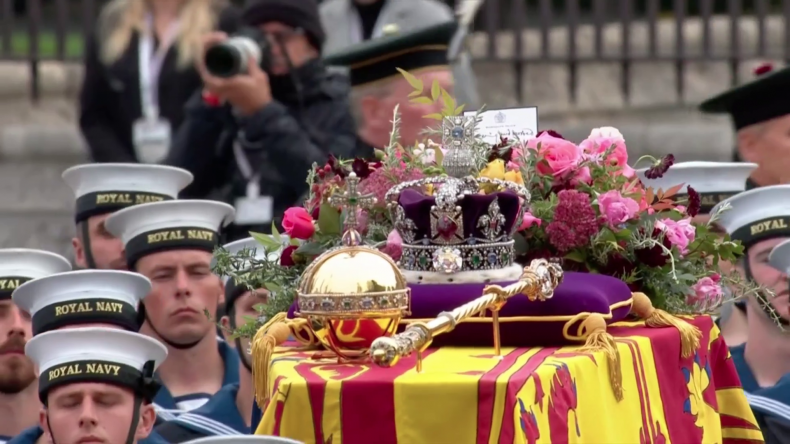 Queen Elizabeth II's coffin