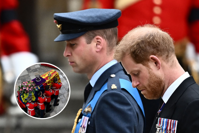 Princes William and Harry Walk Together