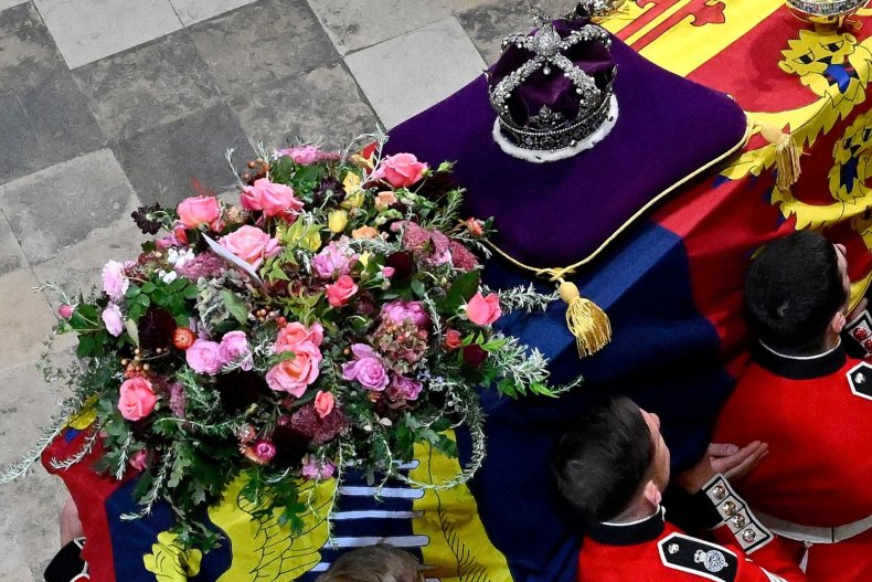 Queen Elizabeth II's wreath