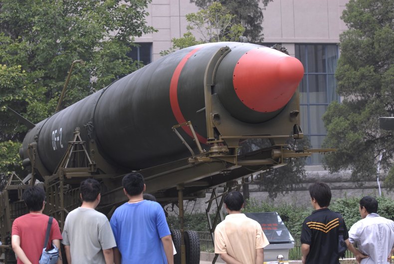 Chiny Dongfeng pocisk ICBM jądrowy