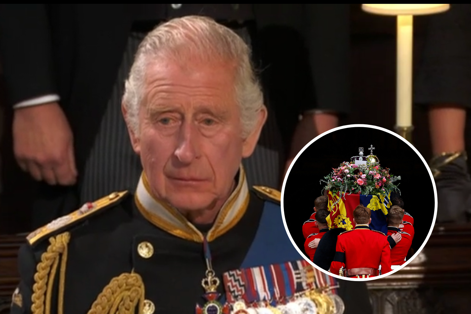 Charles In Tears As Royals Sing God Save The King During Queen S Funeral