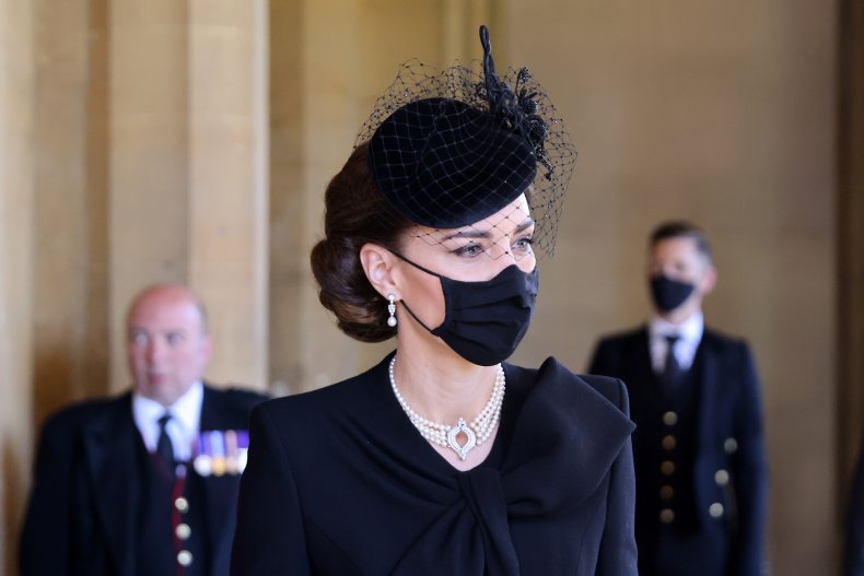 Princess Kate Prince Philip's Funeral