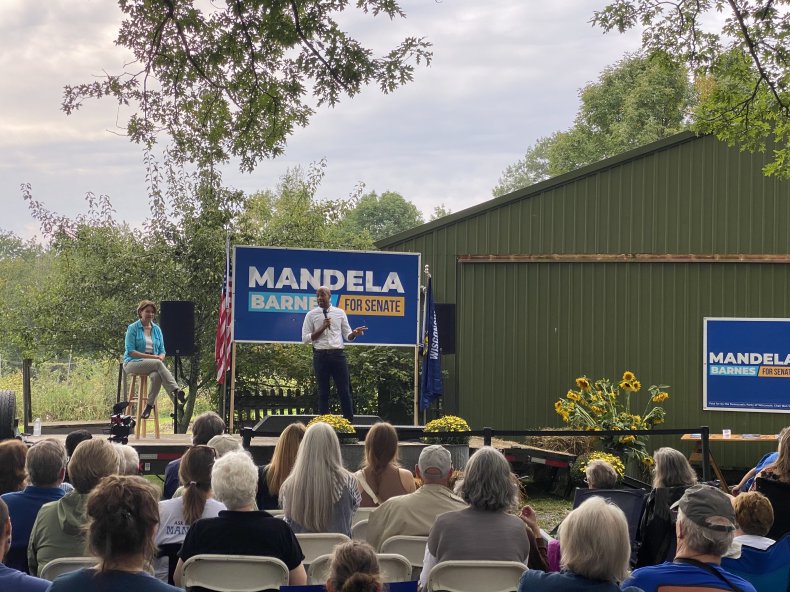 Mandela Barnes Rally in Glenwood City, Wisconsin