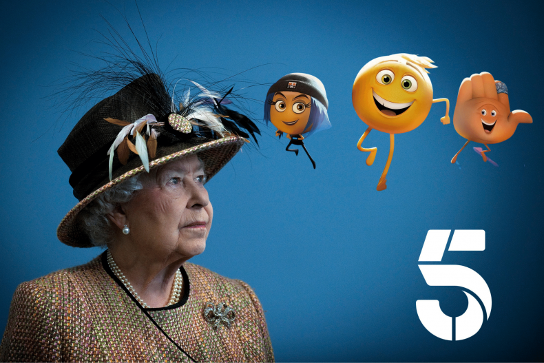 Queen Elizabeth II emoji movie