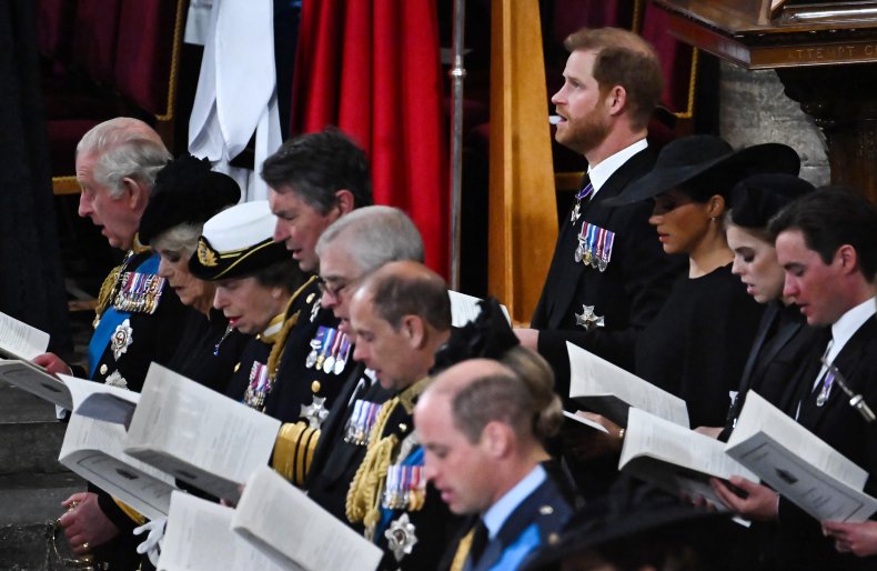 Duke and Duchess of Sussex Queen's Funeral