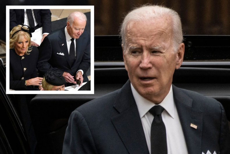 Explaining President Biden's seating at Queen's funeral