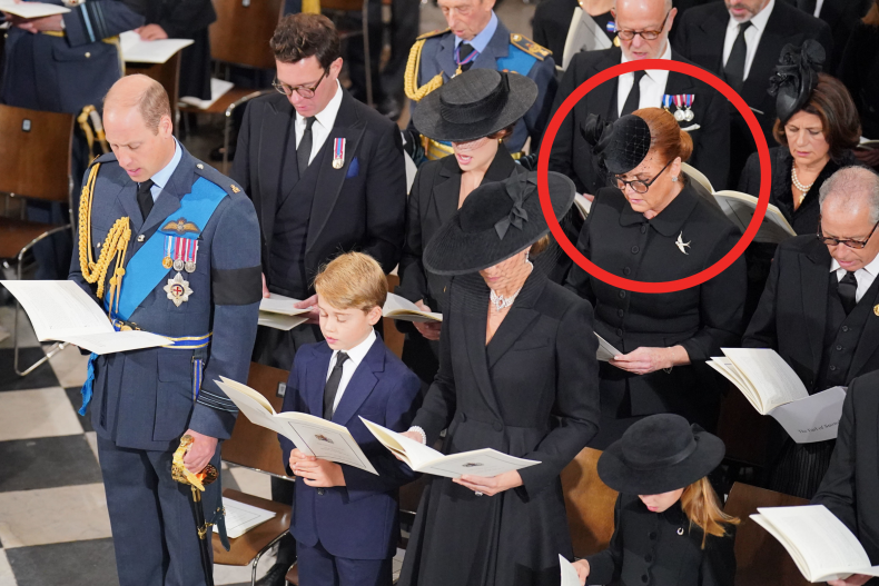 Sarah, Duchess of York Attends Queen's Funeral