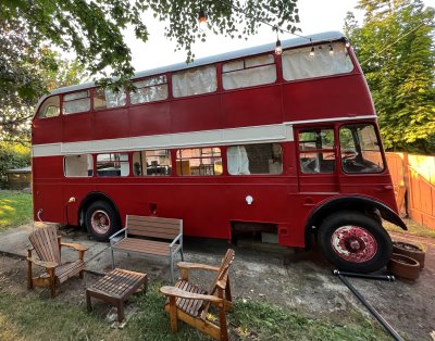 Whits Small Double-Decker Domestic Bus Whits Small Double-Decker Domestic Bus