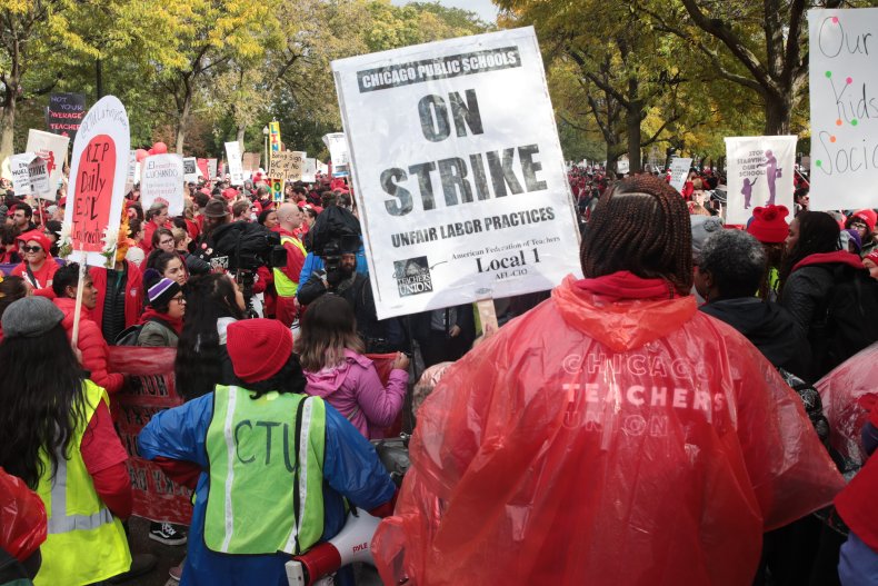 Chicago teachers' union strike