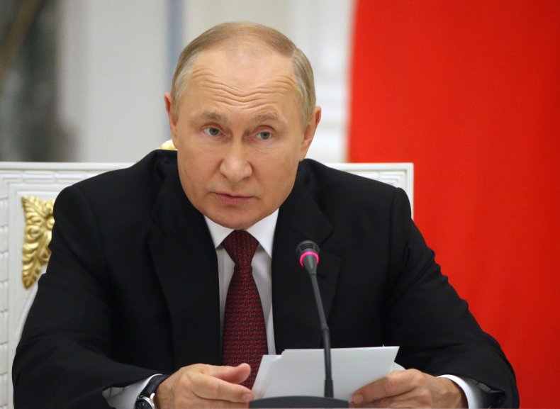 Vladimir Putin Speaks in the Kremlin