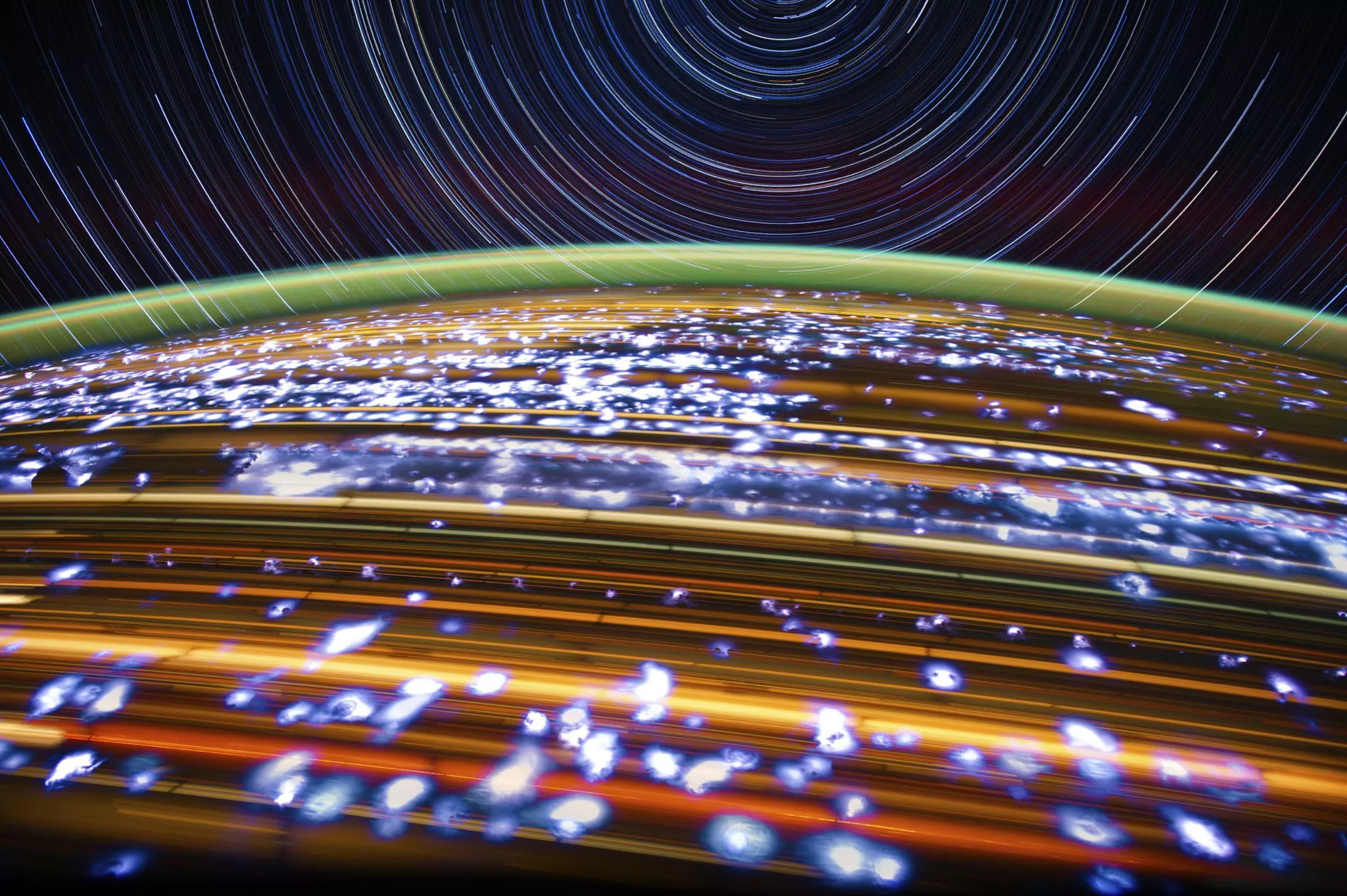 Star Trails in Space Captured by NASA Astronaut in Incredible Viral Image - Vimarsana News