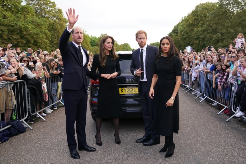 Waleses and Sussexes Together At Windsor Castle
