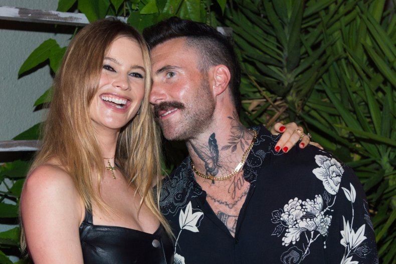 Adam Levine and Behati Prinsloo