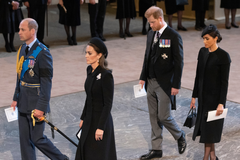 Waleses and Sussexes At Lying-in-State