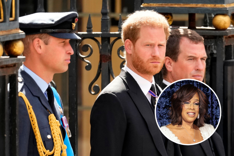 Prince Harry, Royal Family Funeral Walk