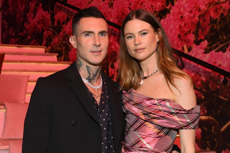 Adam Levine and Behati Prinsloo