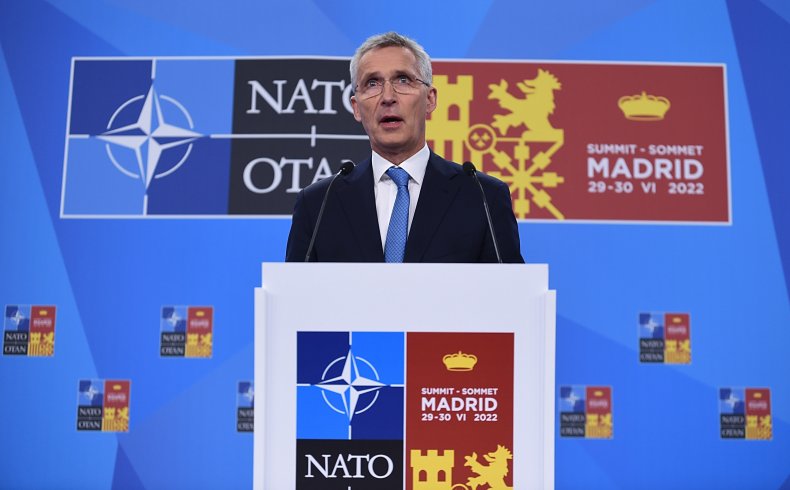 Stoltenberg Pushes Back Against Putin Rhetoric