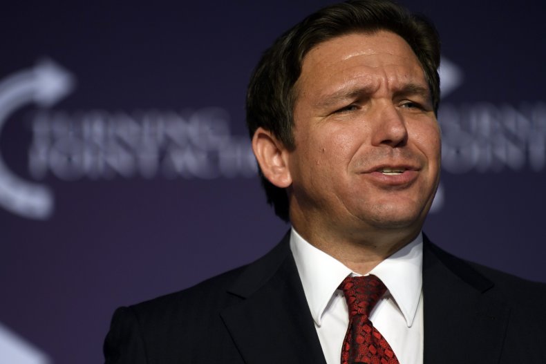 Ron DeSantis Speaks at a Rally