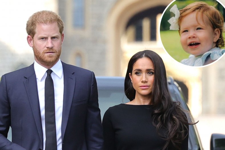 Harry and Meghan With Lilibet