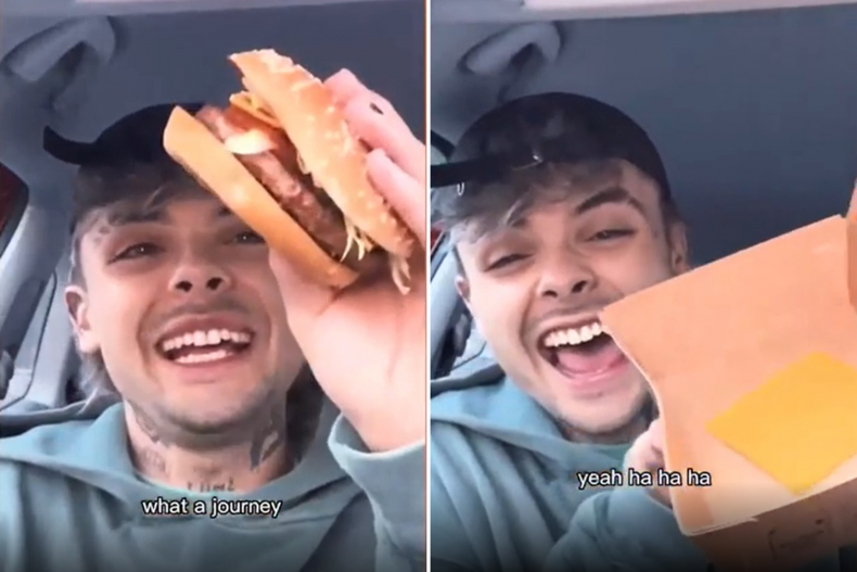 Screengrabs from @itsyourboylouis' video.